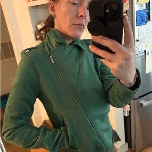 LC Lauren Conrad Teal Leather Jacket